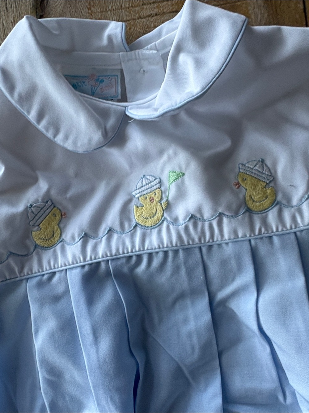 Vintage Petit Ami Baby Boy Bubble Romper 3m - Picture 4 of 6
